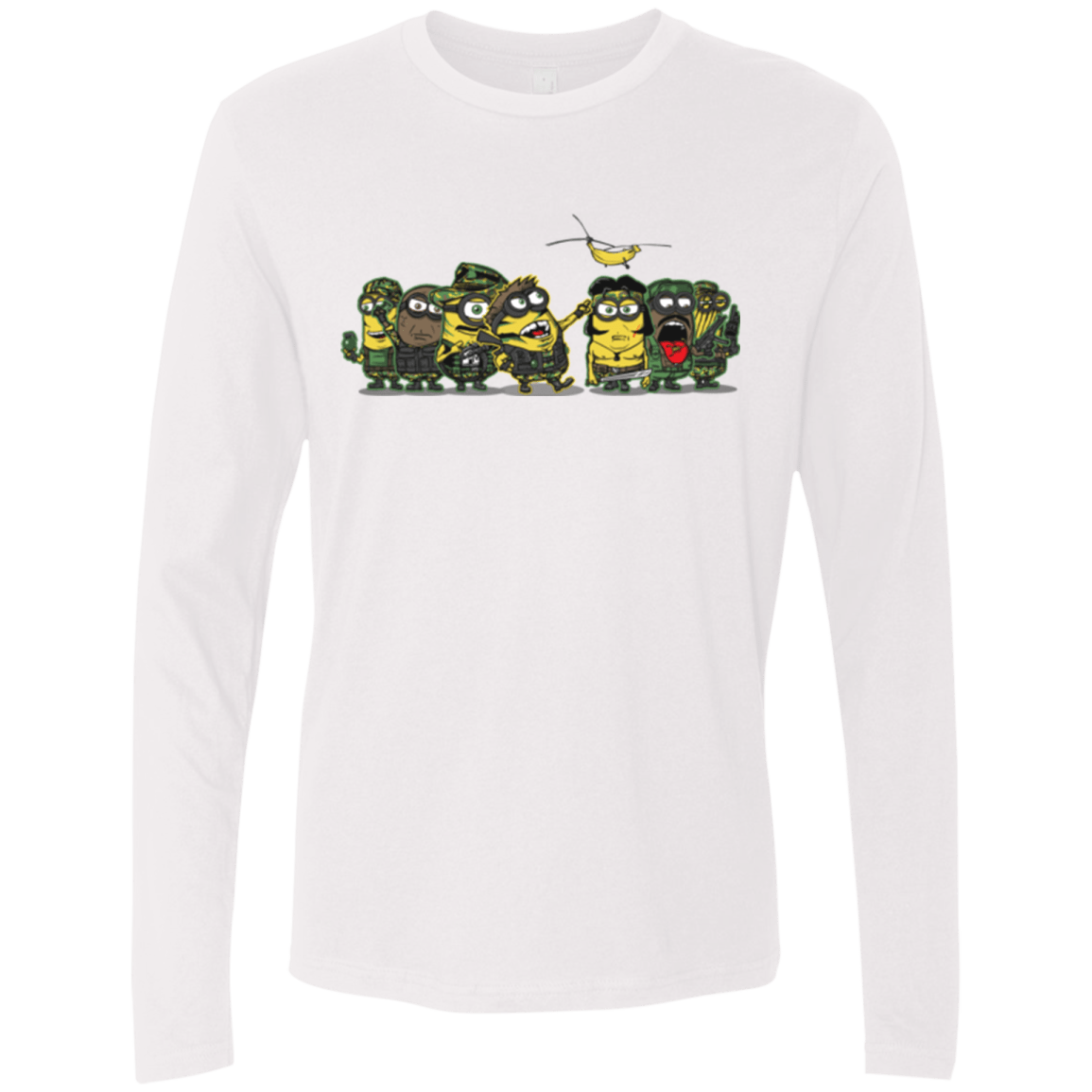 T-Shirts White / Small Meat Grinder Platoon Men's Premium Long Sleeve