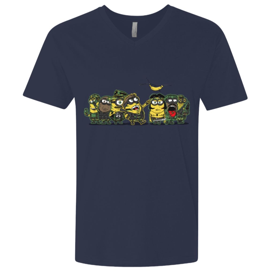 T-Shirts Midnight Navy / X-Small Meat Grinder Platoon Men's Premium V-Neck