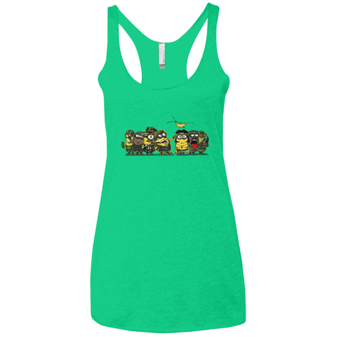 T-Shirts Envy / X-Small Meat Grinder Platoon Women's Triblend Racerback Tank