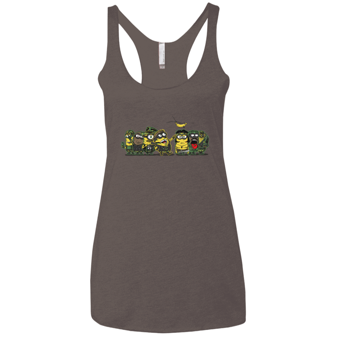 T-Shirts Macchiato / X-Small Meat Grinder Platoon Women's Triblend Racerback Tank