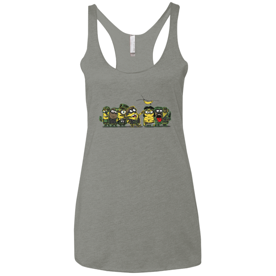 T-Shirts Venetian Grey / X-Small Meat Grinder Platoon Women's Triblend Racerback Tank