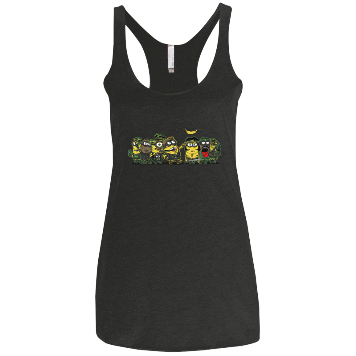 T-Shirts Vintage Black / X-Small Meat Grinder Platoon Women's Triblend Racerback Tank