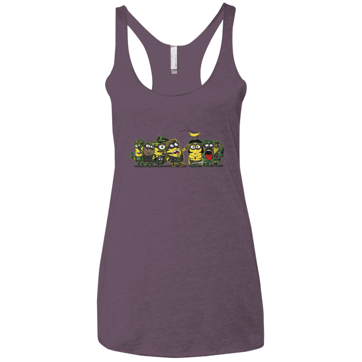 T-Shirts Vintage Purple / X-Small Meat Grinder Platoon Women's Triblend Racerback Tank