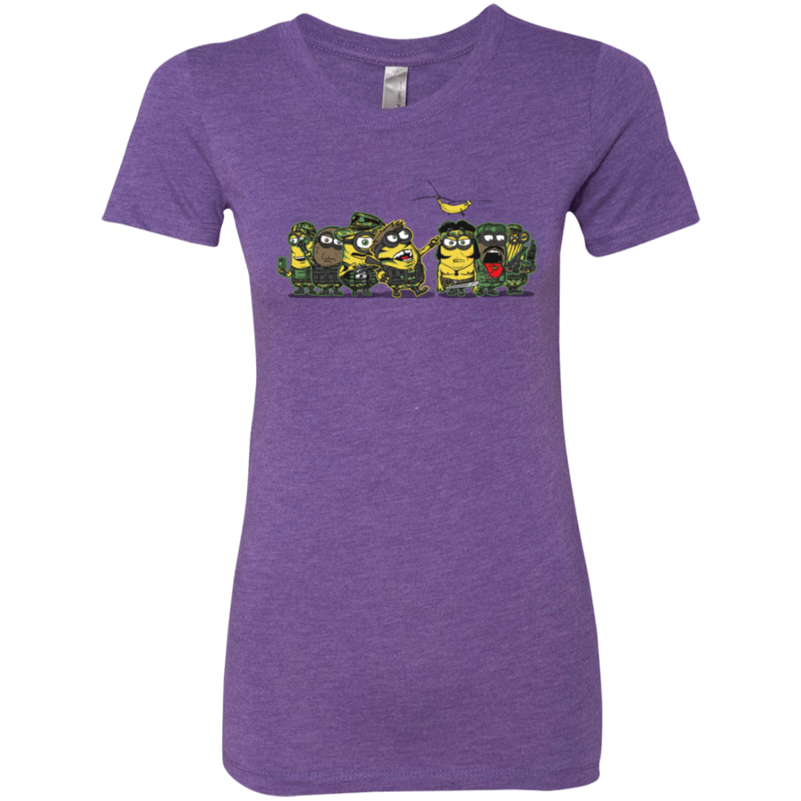 T-Shirts Purple Rush / Small Meat Grinder Platoon Women's Triblend T-Shirt