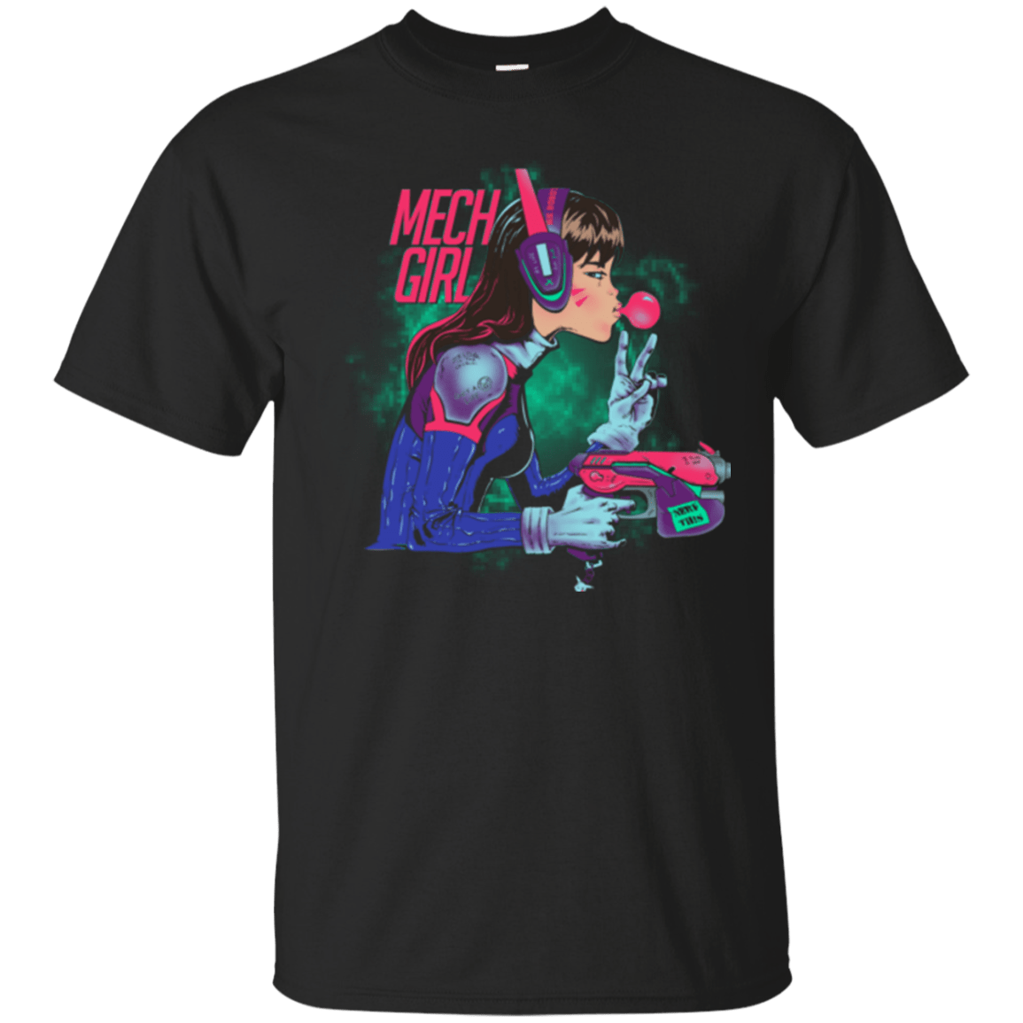 T-Shirts Black / Small Mech Girl T-Shirt