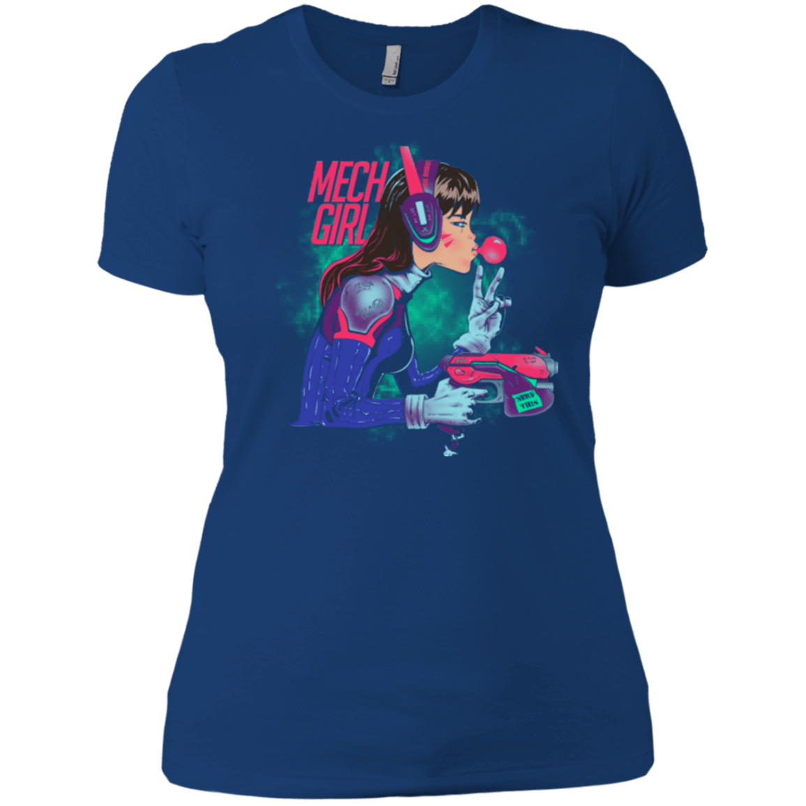 T-Shirts Royal / X-Small Mech Girl Women's Premium T-Shirt