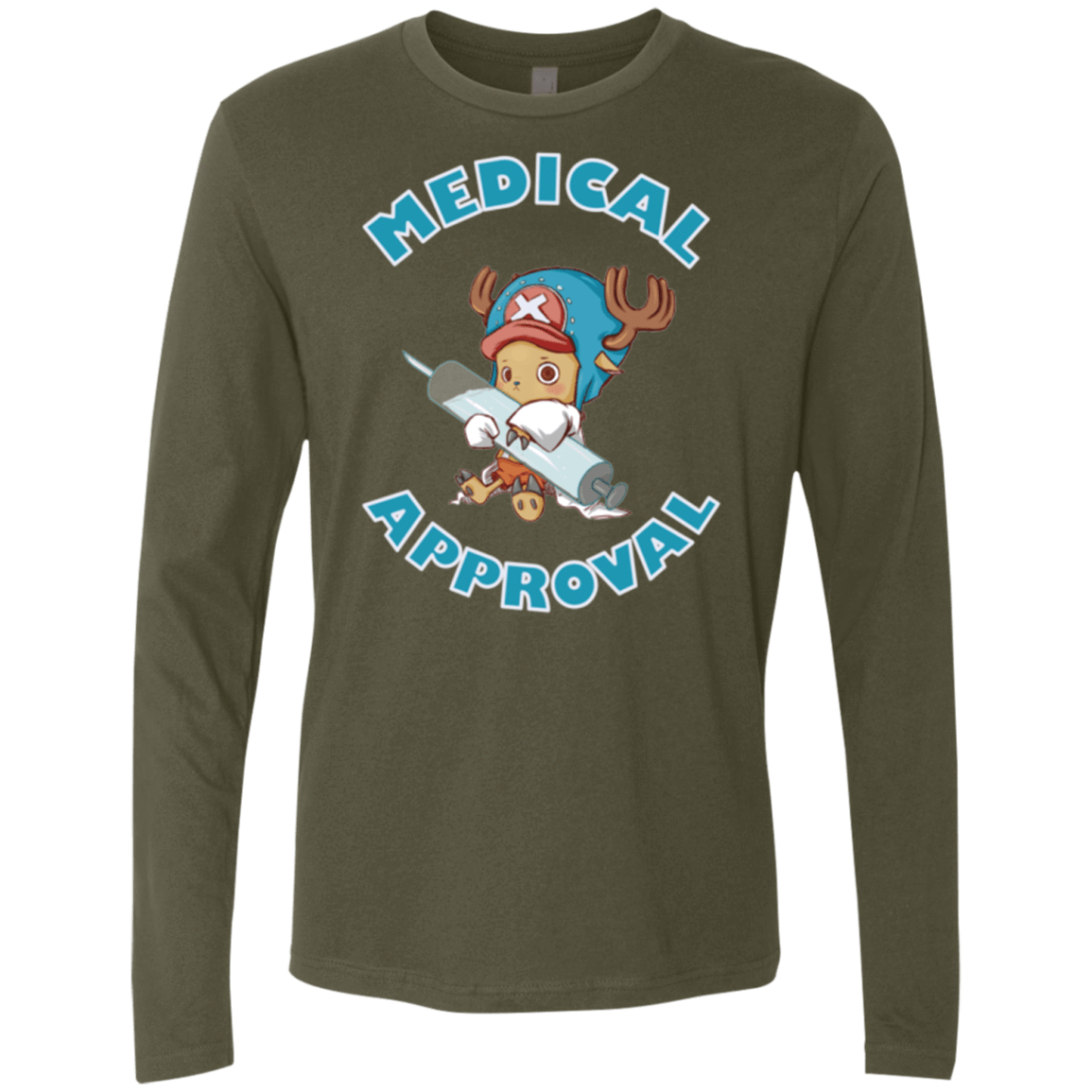 T-Shirts Military Green / Small Medical approval Men's Premium Long Sleeve