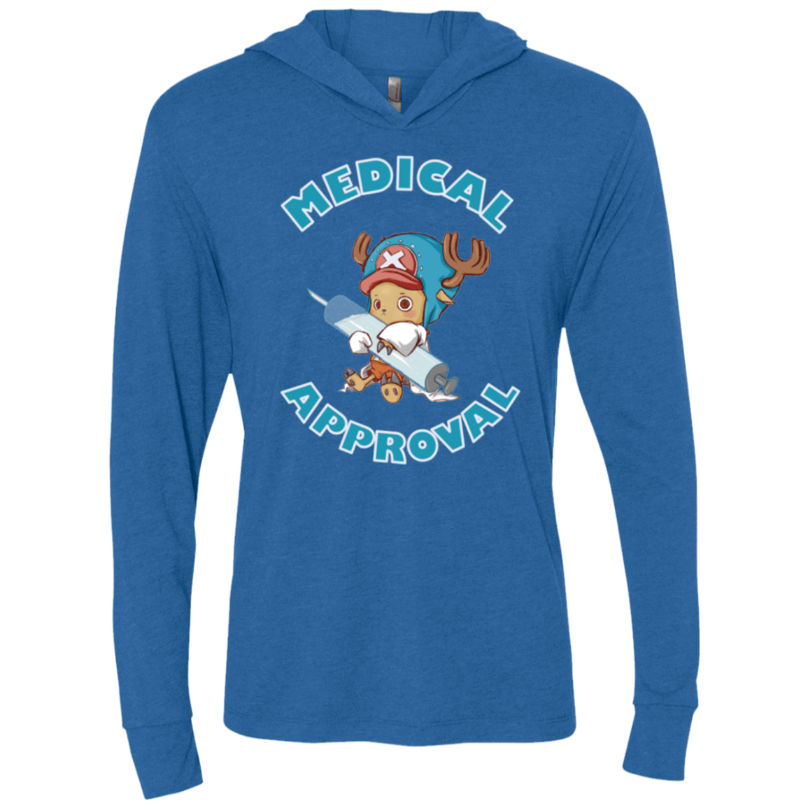 T-Shirts Vintage Royal / X-Small Medical approval Triblend Long Sleeve Hoodie Tee