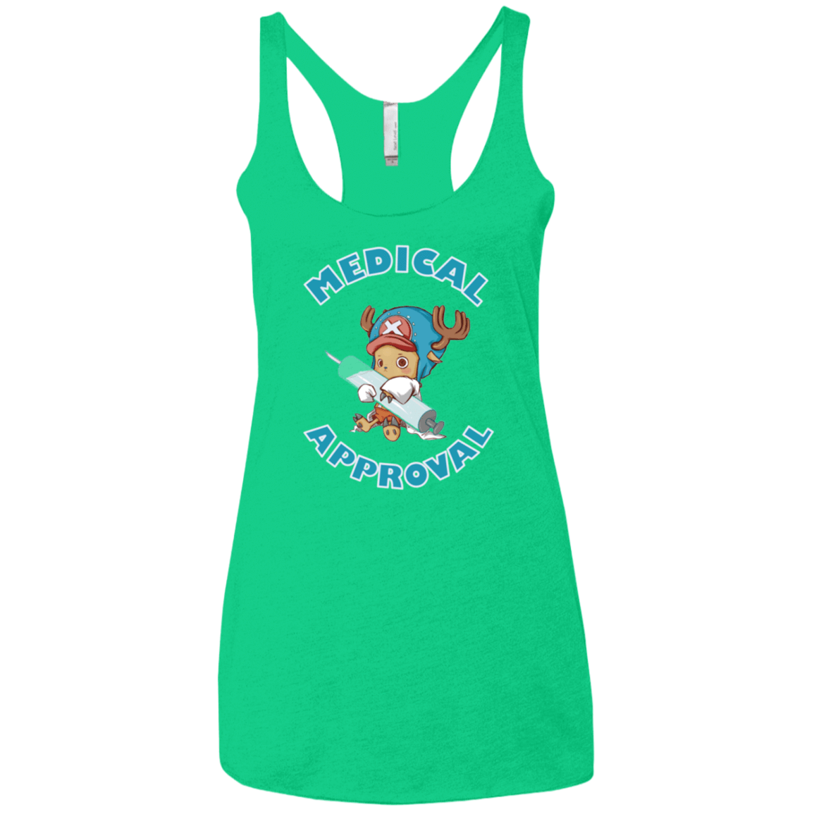 T-Shirts Envy / X-Small Medical approval Women's Triblend Racerback Tank