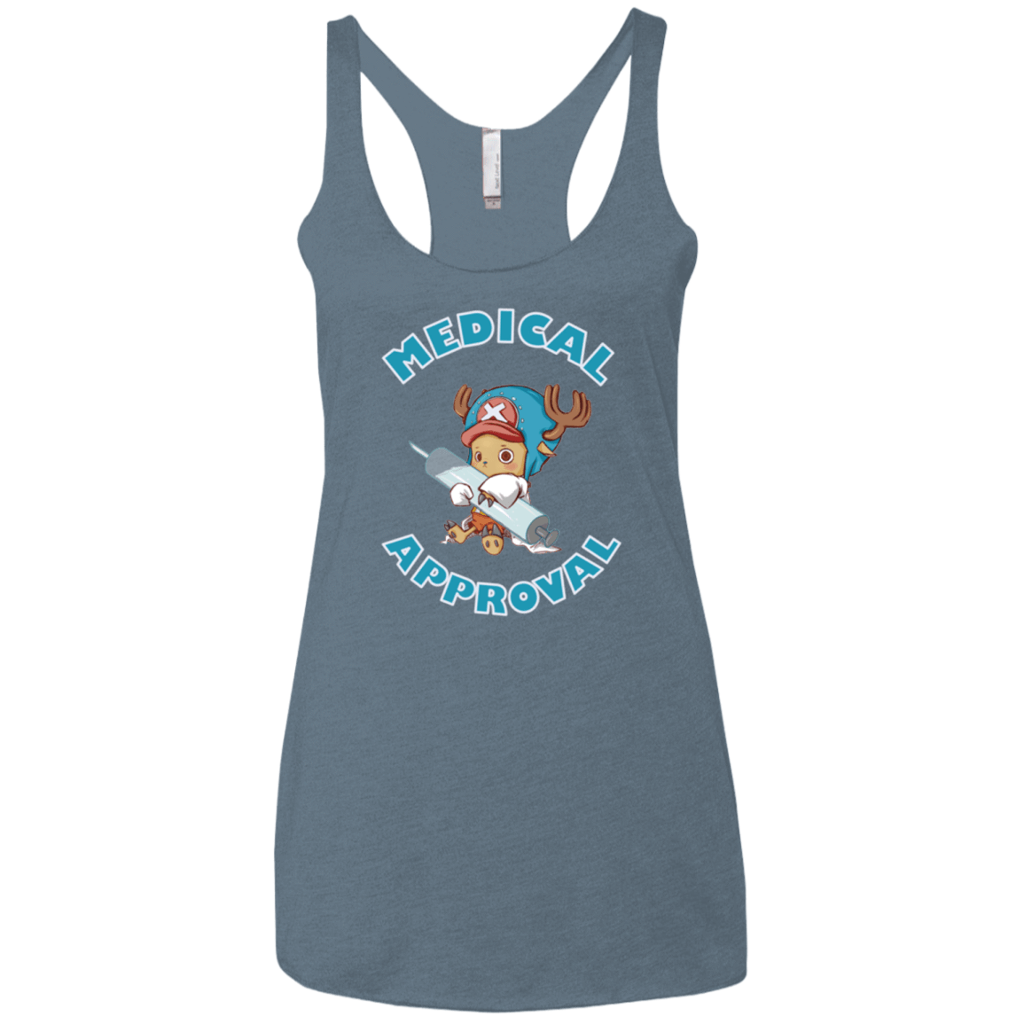 T-Shirts Indigo / X-Small Medical approval Women's Triblend Racerback Tank