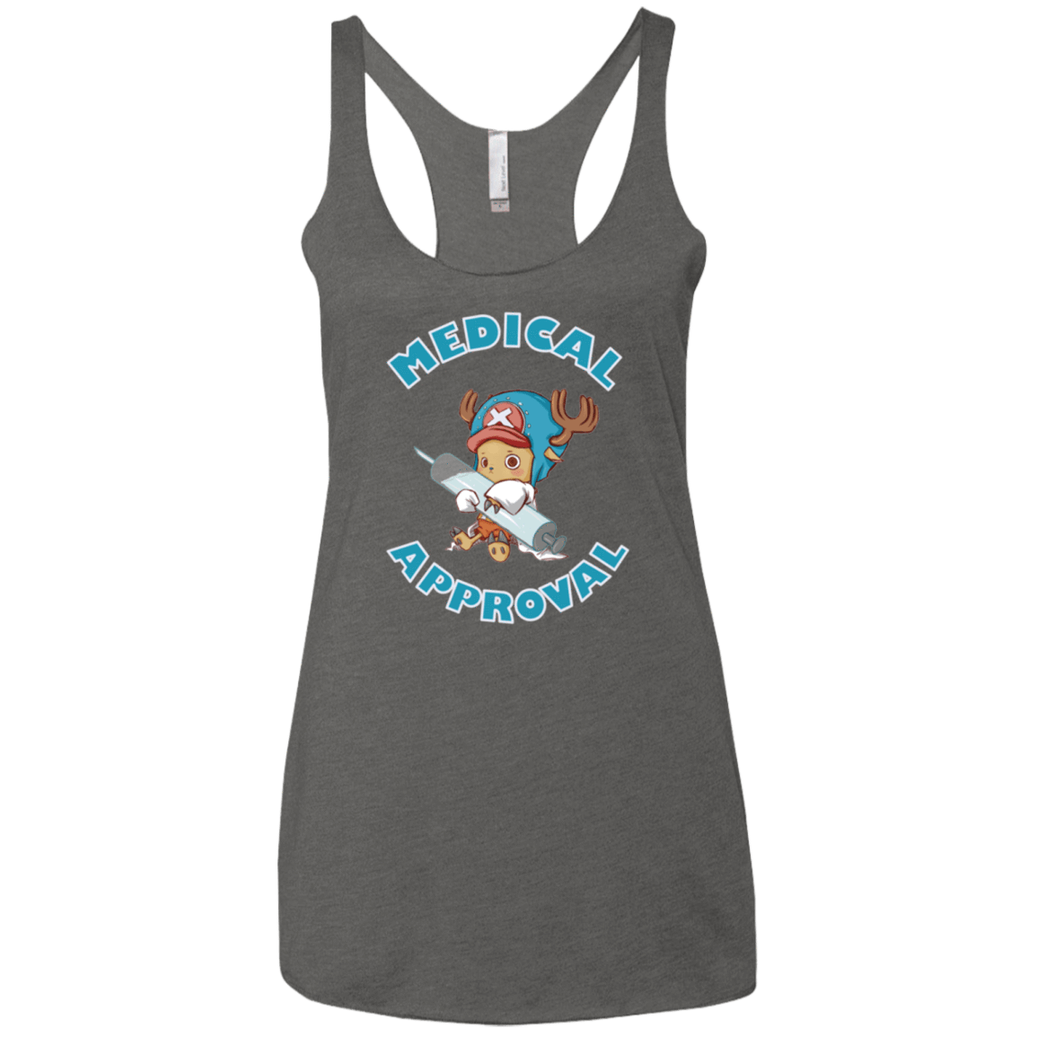 T-Shirts Premium Heather / X-Small Medical approval Women's Triblend Racerback Tank