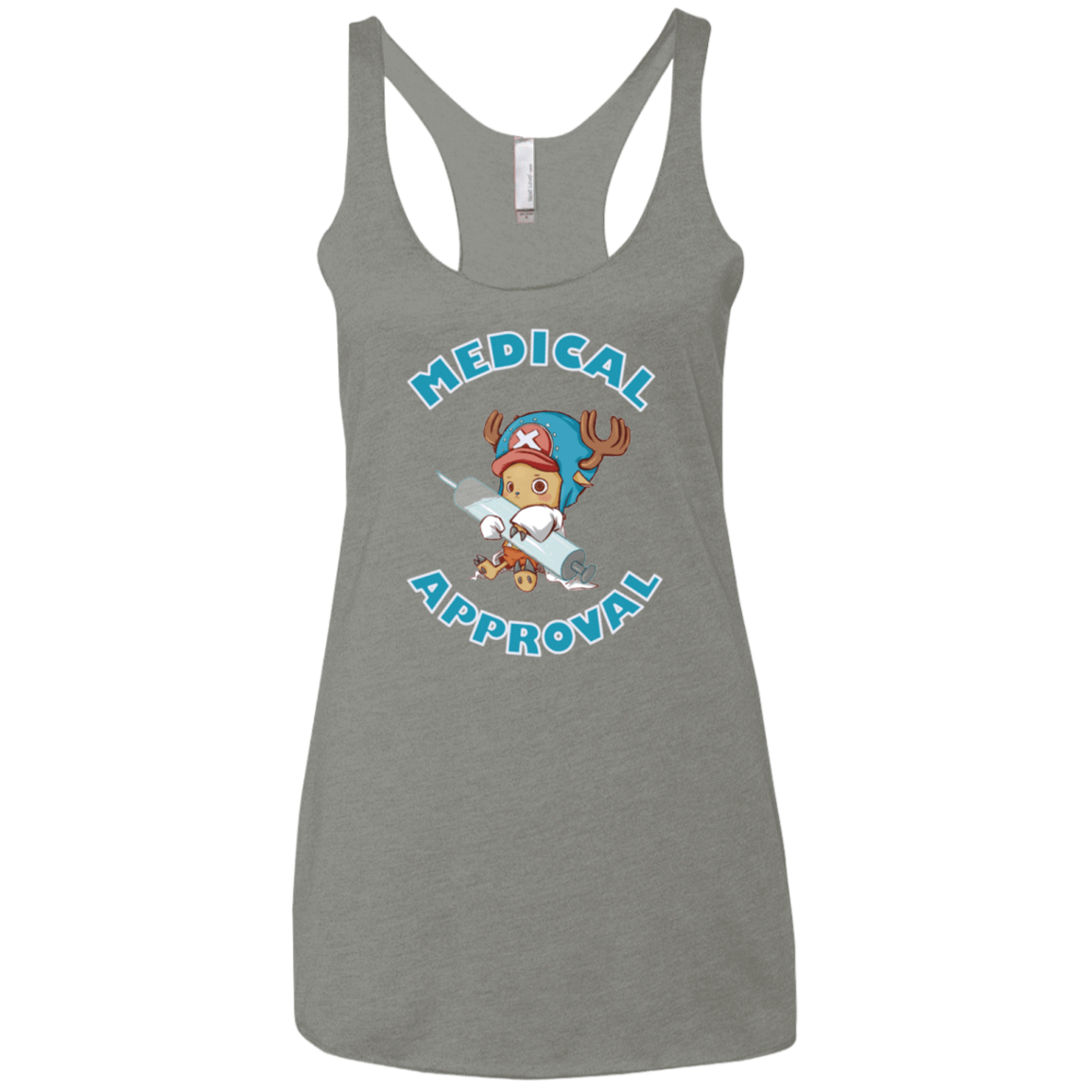 T-Shirts Venetian Grey / X-Small Medical approval Women's Triblend Racerback Tank