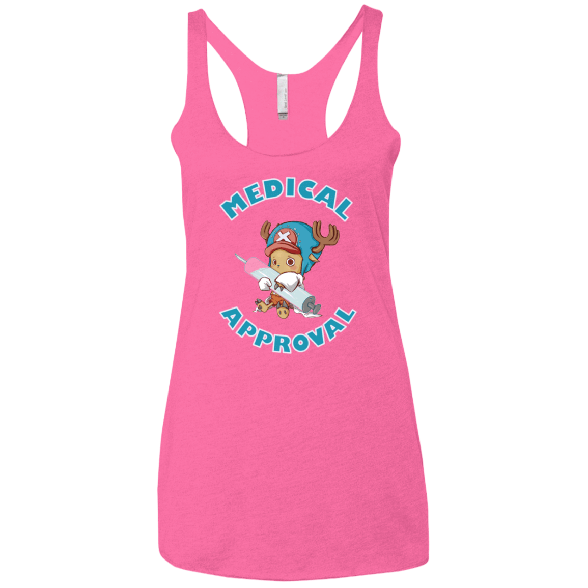 T-Shirts Vintage Pink / X-Small Medical approval Women's Triblend Racerback Tank