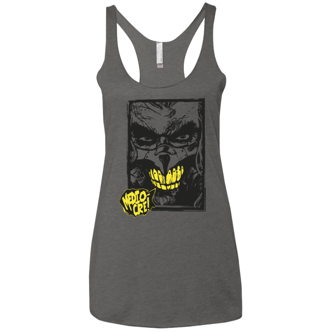 T-Shirts Premium Heather / X-Small Mediocre Women's Triblend Racerback Tank