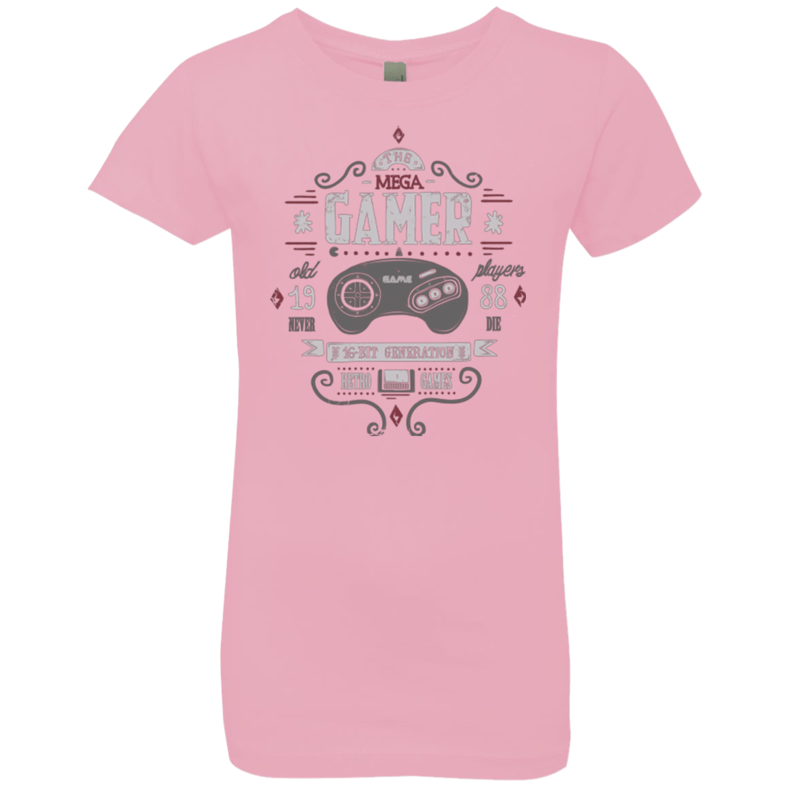 T-Shirts Light Pink / YXS Mega Gamer Girls Premium T-Shirt
