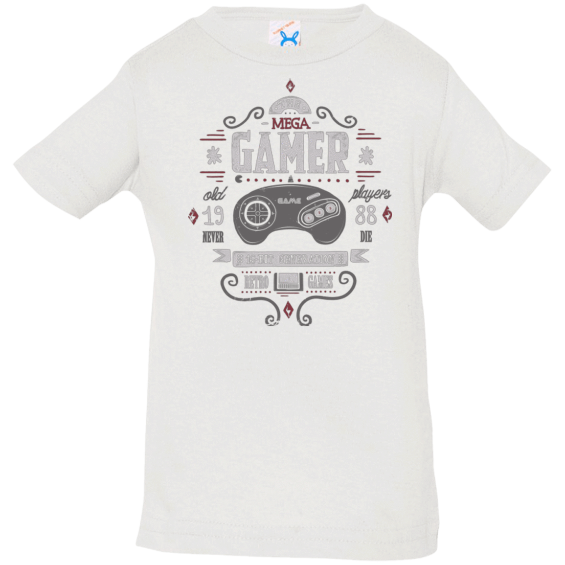T-Shirts White / 6 Months Mega Gamer Infant Premium T-Shirt
