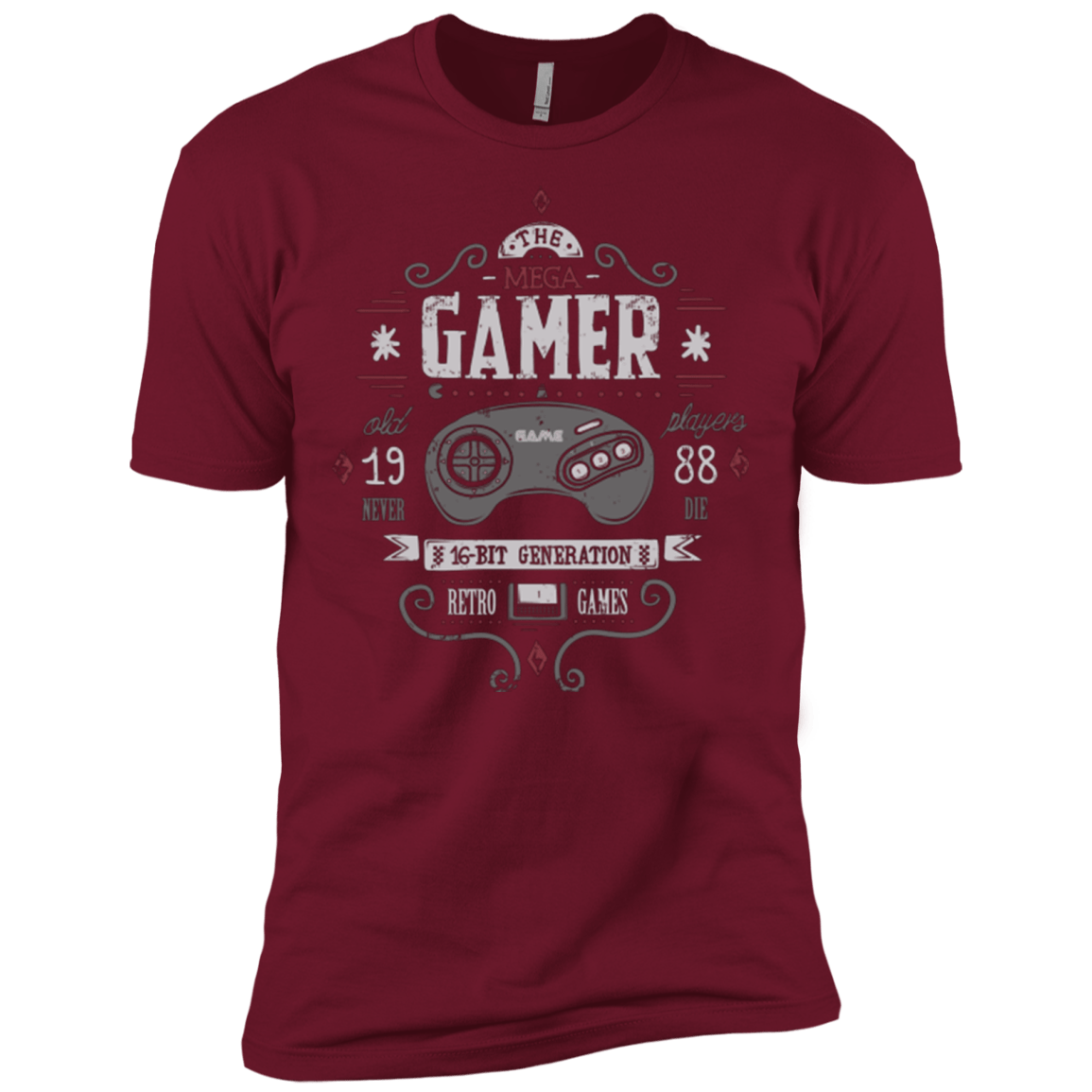 T-Shirts Cardinal / X-Small Mega Gamer Men's Premium T-Shirt