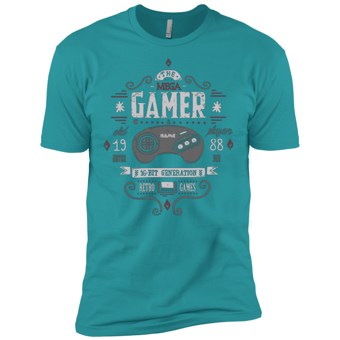 T-Shirts Tahiti Blue / X-Small Mega Gamer Men's Premium T-Shirt