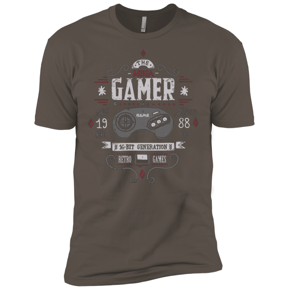 T-Shirts Warm Grey / X-Small Mega Gamer Men's Premium T-Shirt