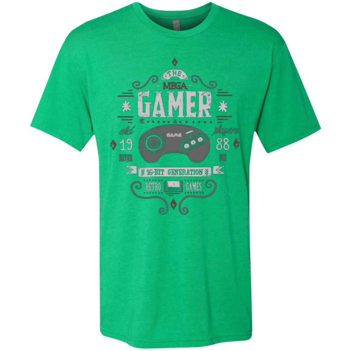 T-Shirts Envy / Small Mega Gamer Men's Triblend T-Shirt