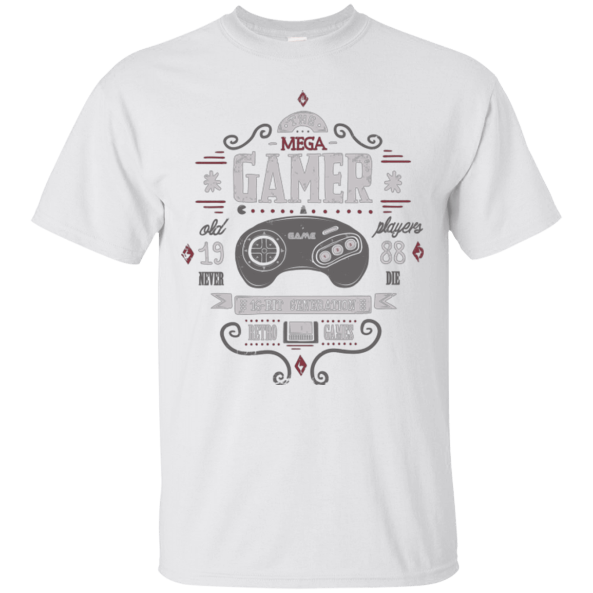 T-Shirts White / Small Mega Gamer T-Shirt
