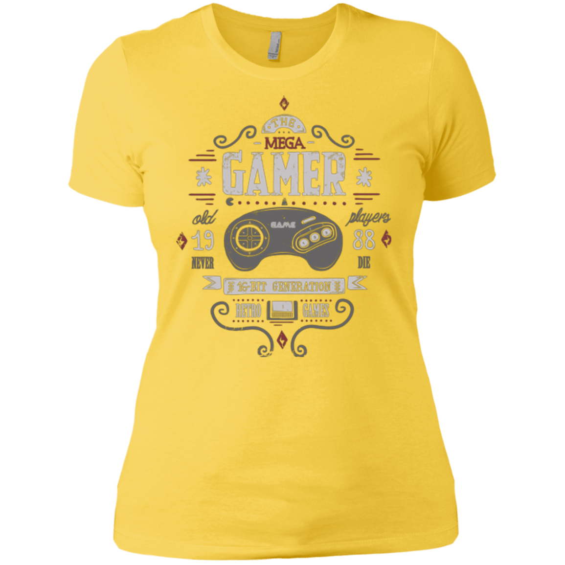 T-Shirts Vibrant Yellow / X-Small Mega Gamer Women's Premium T-Shirt