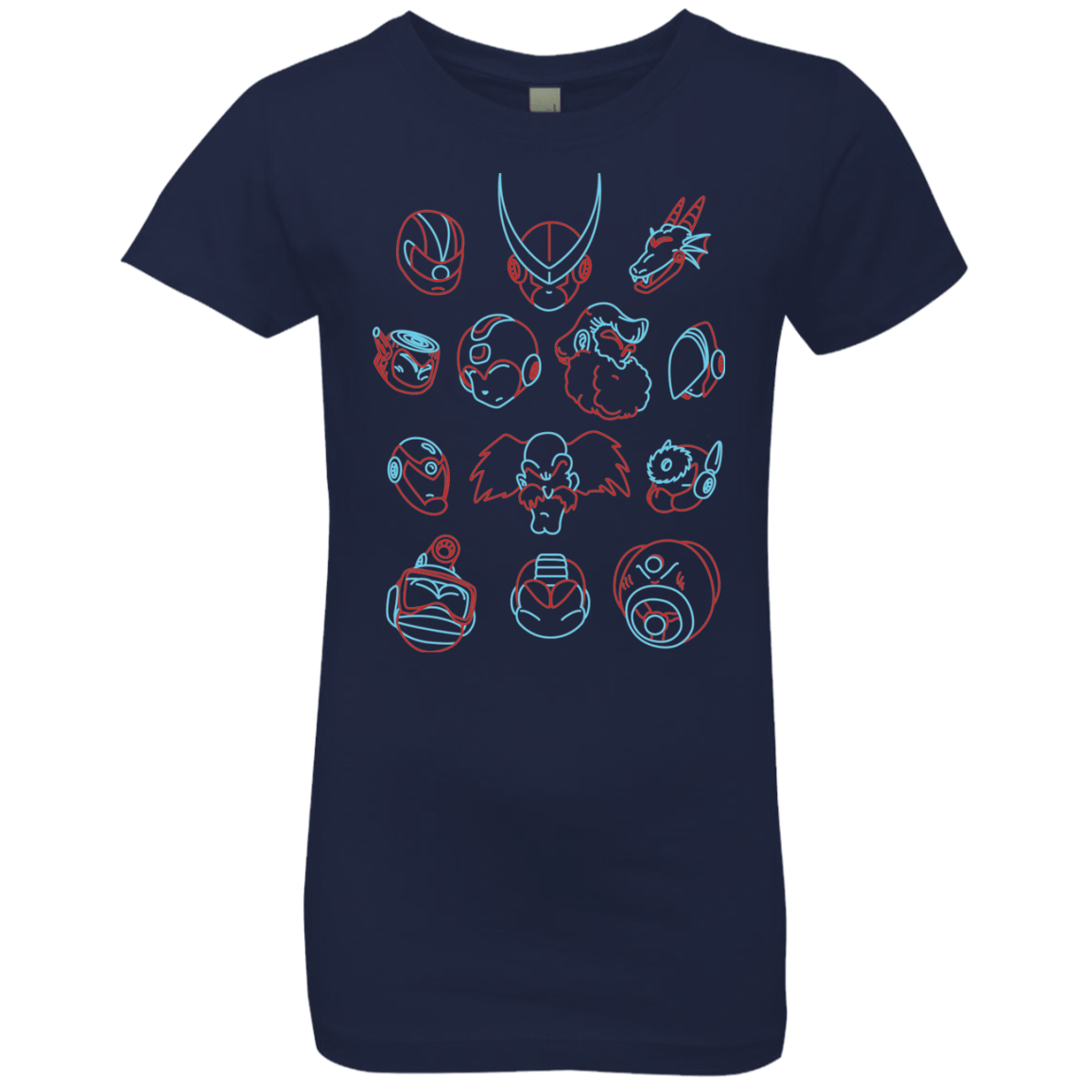 T-Shirts Midnight Navy / YXS MEGA HEADS 2 Girls Premium T-Shirt