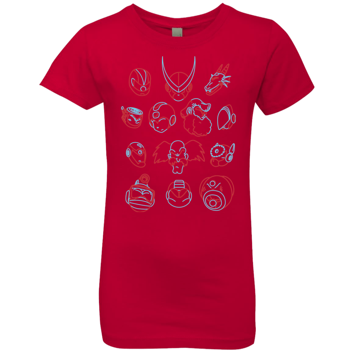 T-Shirts Red / YXS MEGA HEADS 2 Girls Premium T-Shirt
