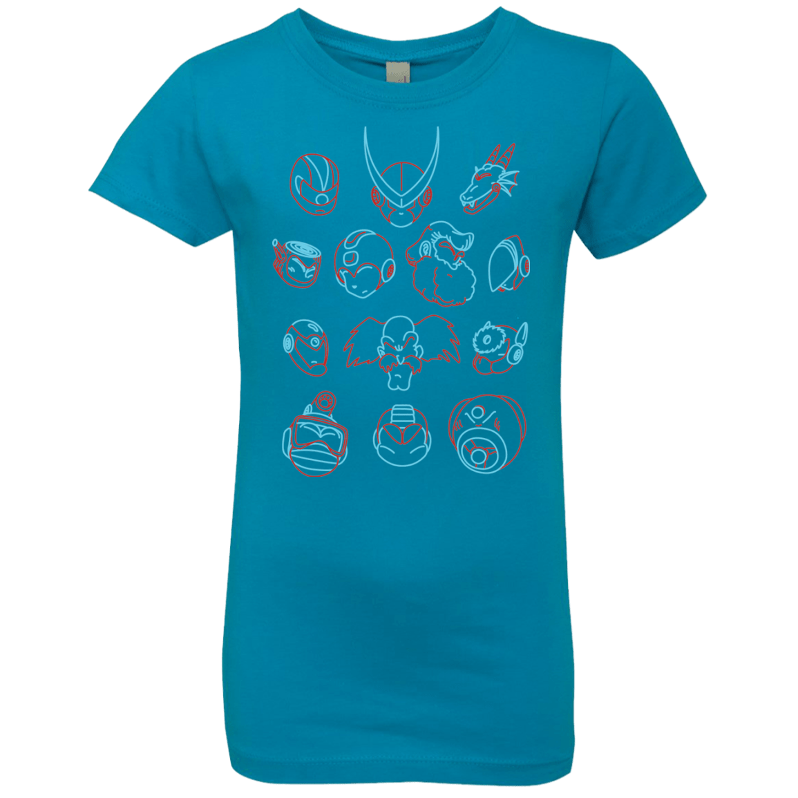 T-Shirts Turquoise / YXS MEGA HEADS 2 Girls Premium T-Shirt
