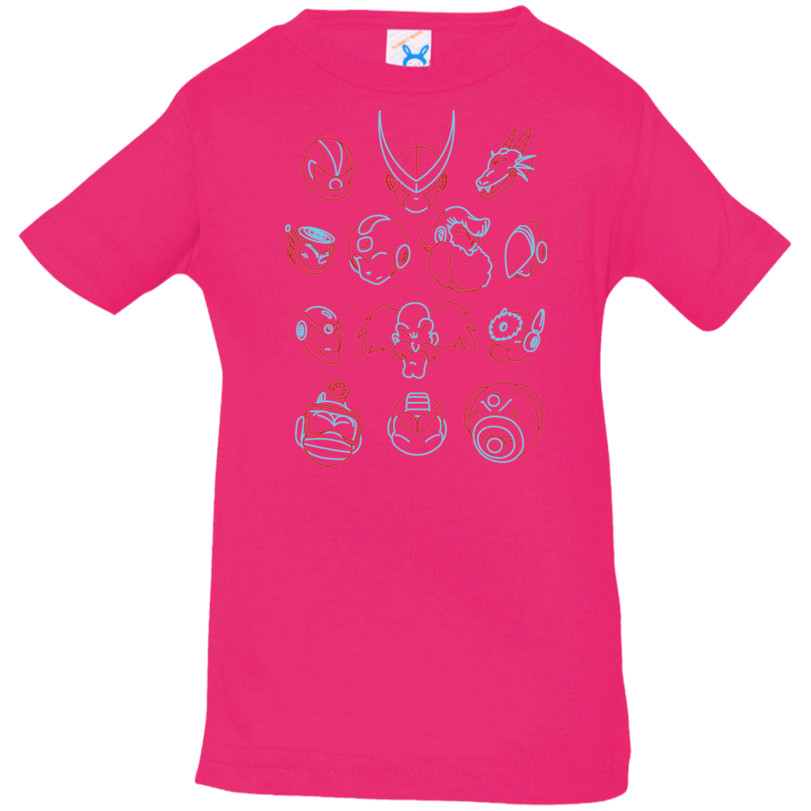T-Shirts Hot Pink / 6 Months MEGA HEADS 2 Infant Premium T-Shirt