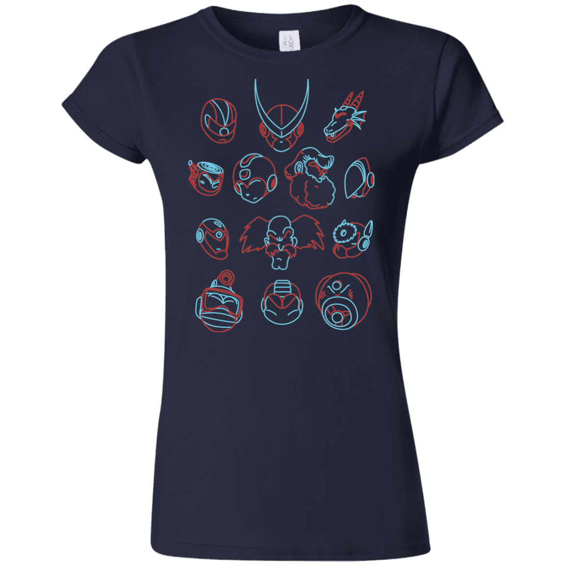 T-Shirts Navy / S MEGA HEADS 2 Junior Slimmer-Fit T-Shirt