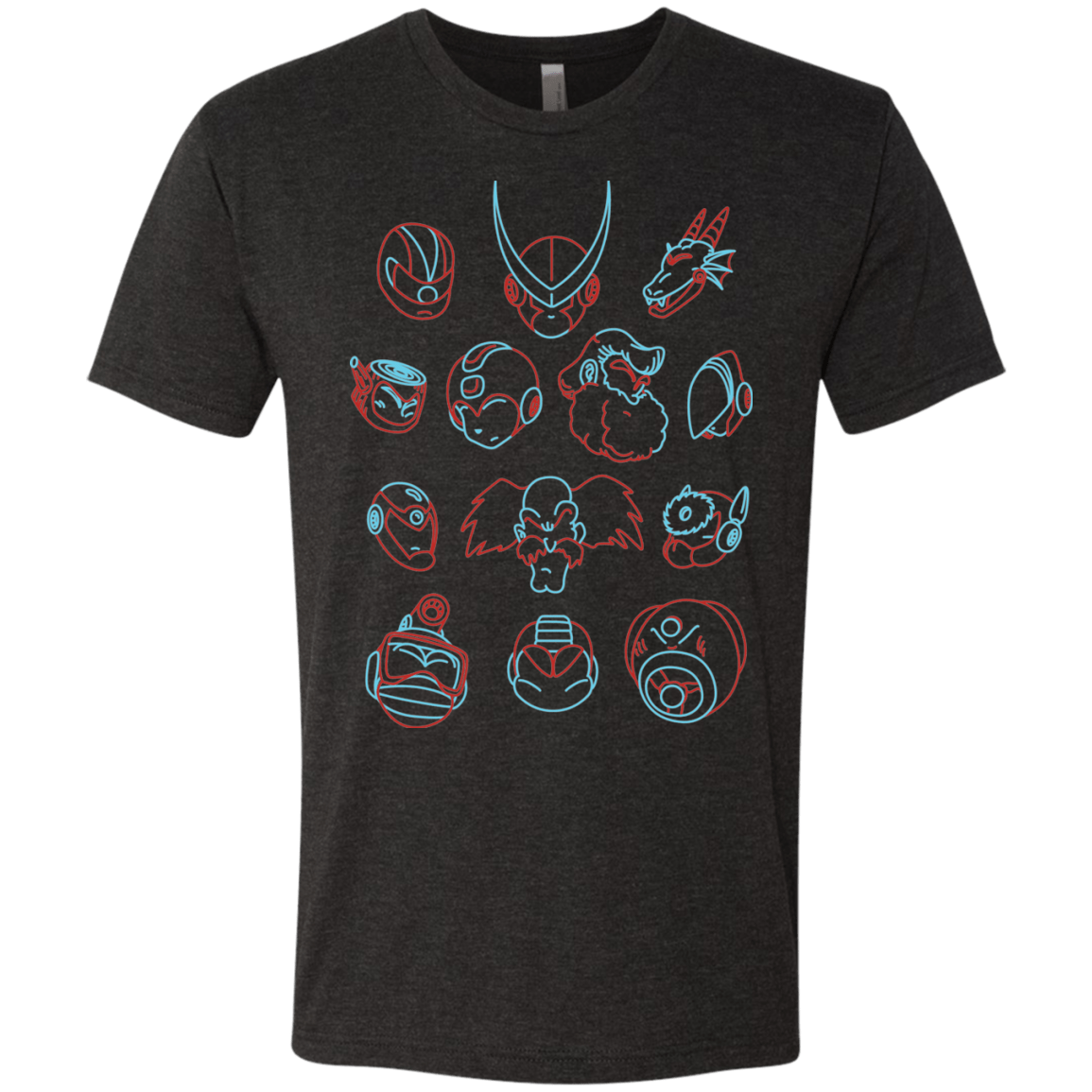 T-Shirts Vintage Black / S MEGA HEADS 2 Men's Triblend T-Shirt
