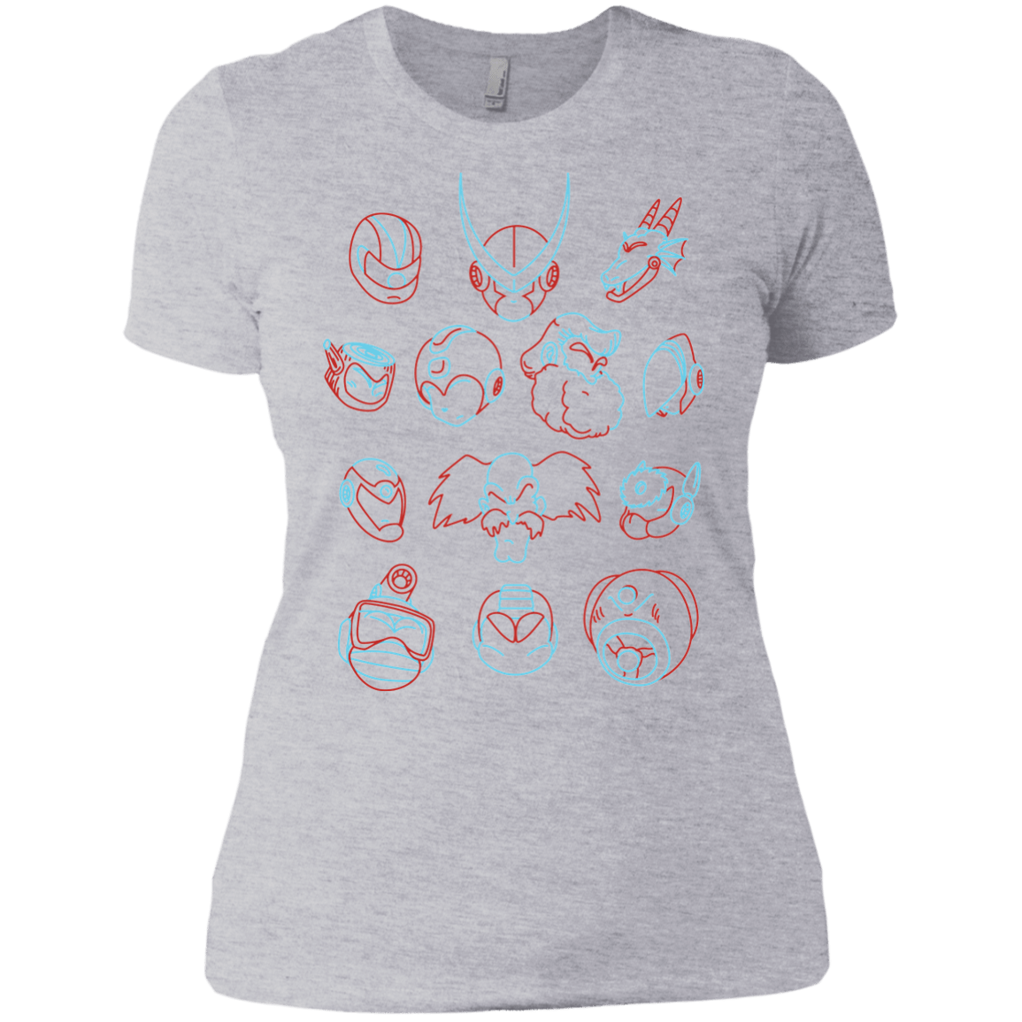 T-Shirts Heather Grey / X-Small MEGA HEADS 2 Women's Premium T-Shirt