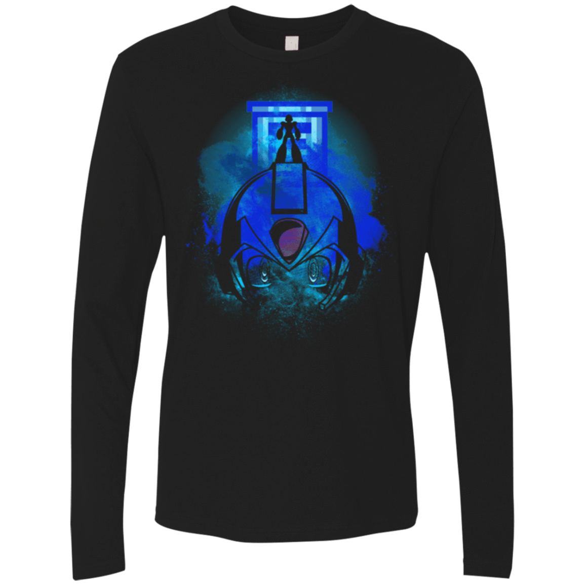 T-Shirts Black / Small Mega Men's Premium Long Sleeve