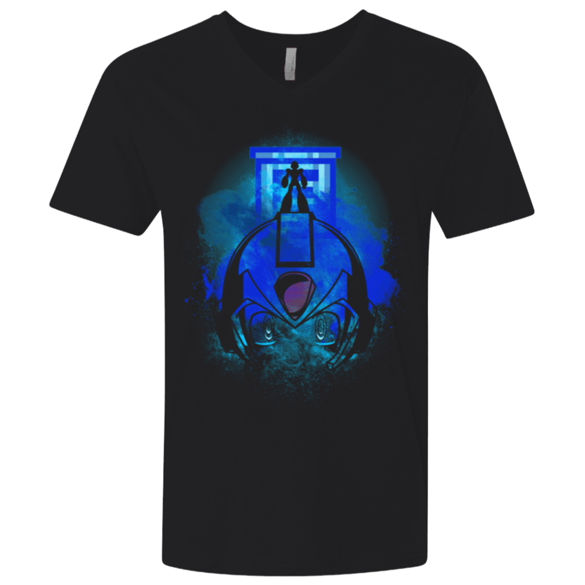 T-Shirts Black / X-Small Mega Men's Premium V-Neck