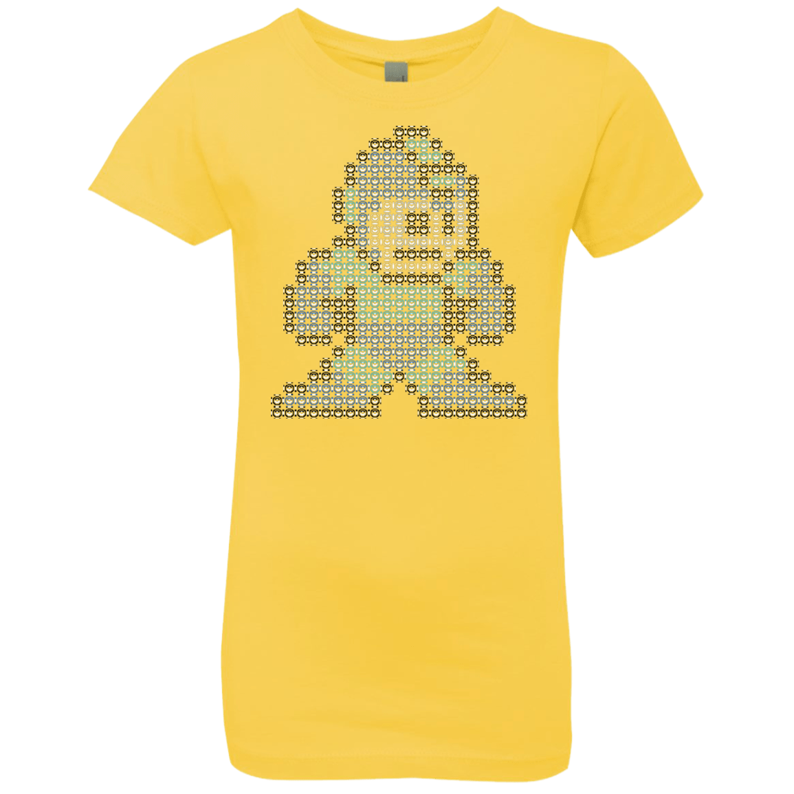T-Shirts Vibrant Yellow / YXS Mega Pixel Girls Premium T-Shirt