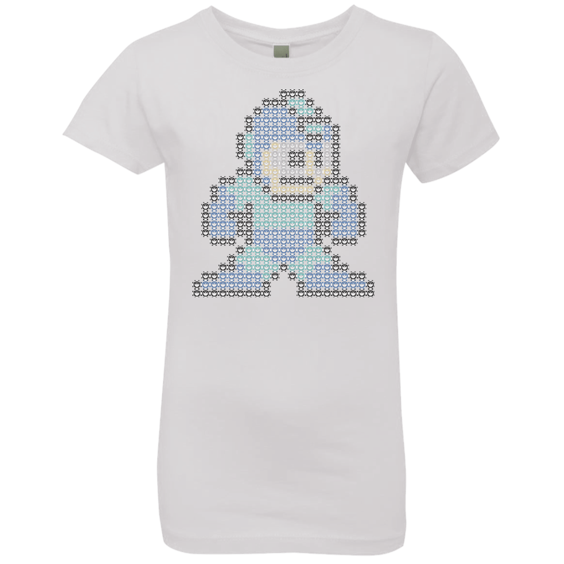T-Shirts White / YXS Mega Pixel Girls Premium T-Shirt