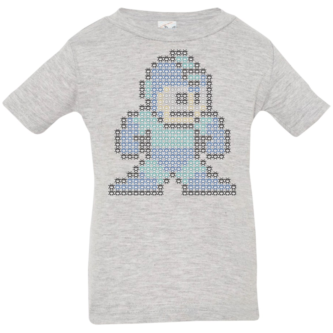 T-Shirts Heather Grey / 6 Months Mega Pixel Infant Premium T-Shirt