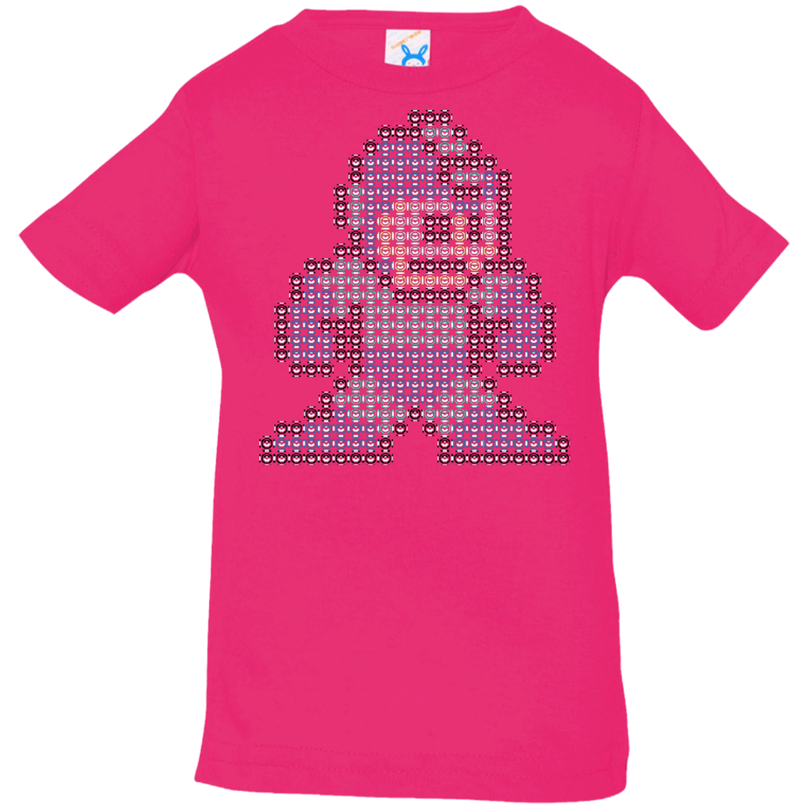 T-Shirts Hot Pink / 6 Months Mega Pixel Infant Premium T-Shirt