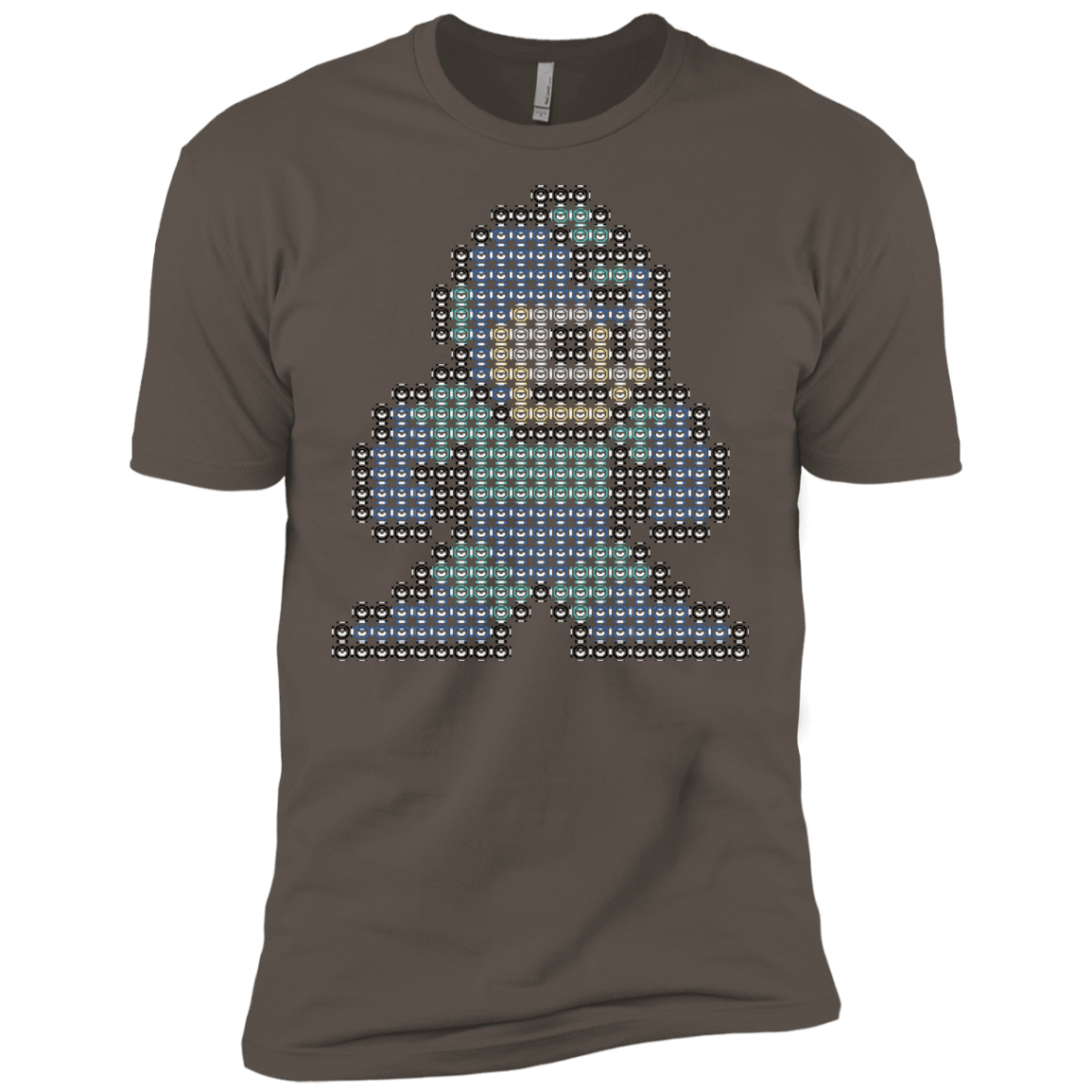 T-Shirts Warm Grey / X-Small Mega Pixel Men's Premium T-Shirt