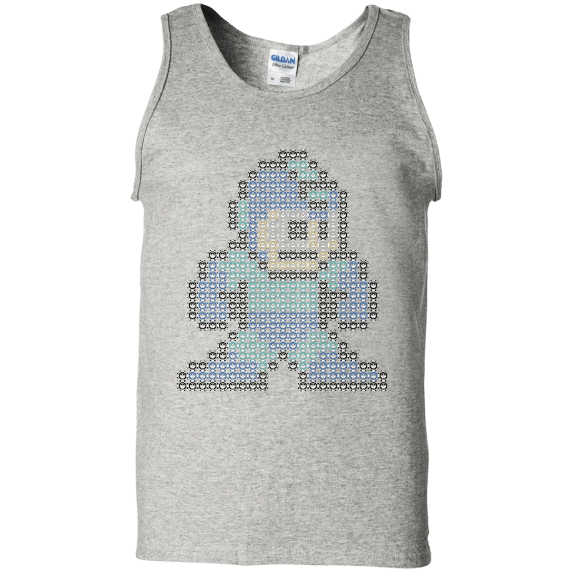 T-Shirts Ash / S Mega Pixel Men's Tank Top