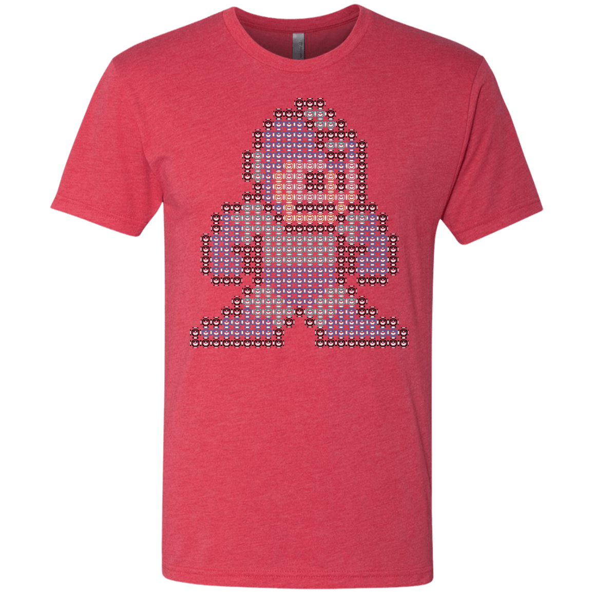 T-Shirts Vintage Red / S Mega Pixel Men's Triblend T-Shirt