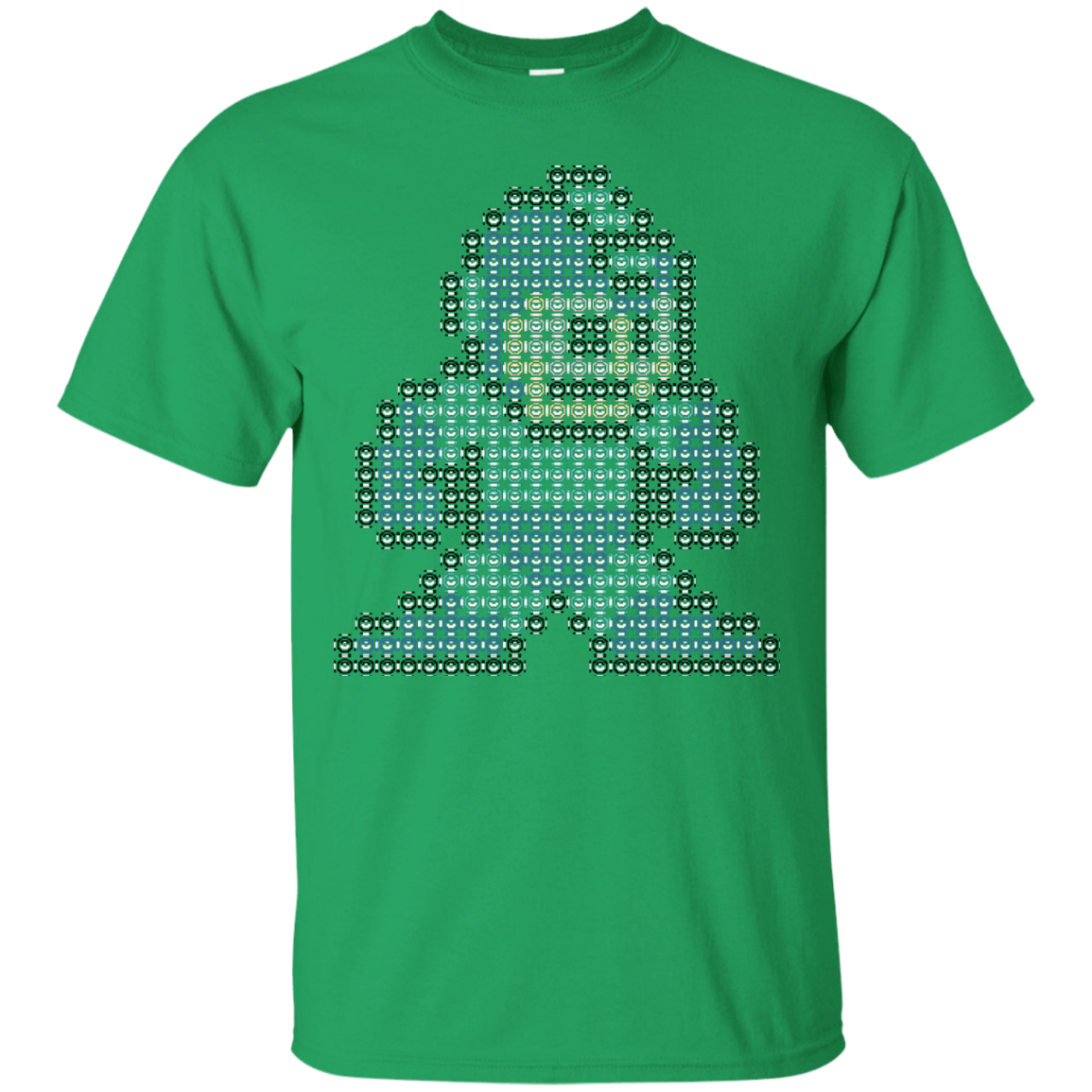 T-Shirts Irish Green / S Mega Pixel T-Shirt