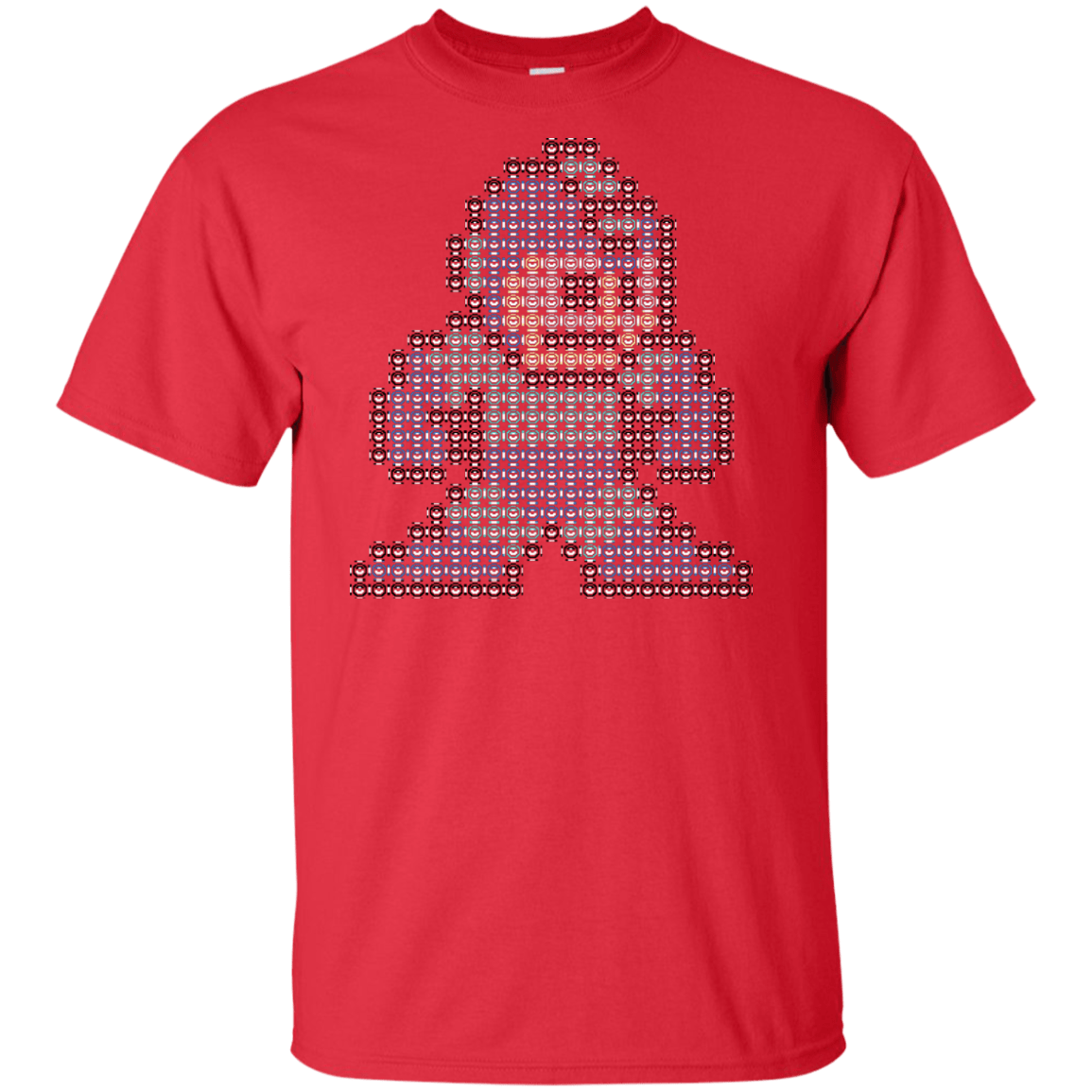 T-Shirts Red / XLT Mega Pixel Tall T-Shirt