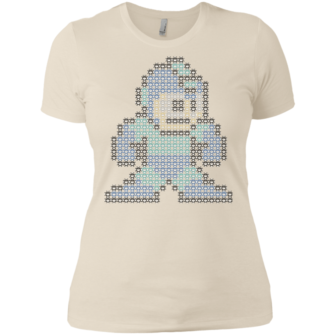 T-Shirts Ivory/ / X-Small Mega Pixel Women's Premium T-Shirt