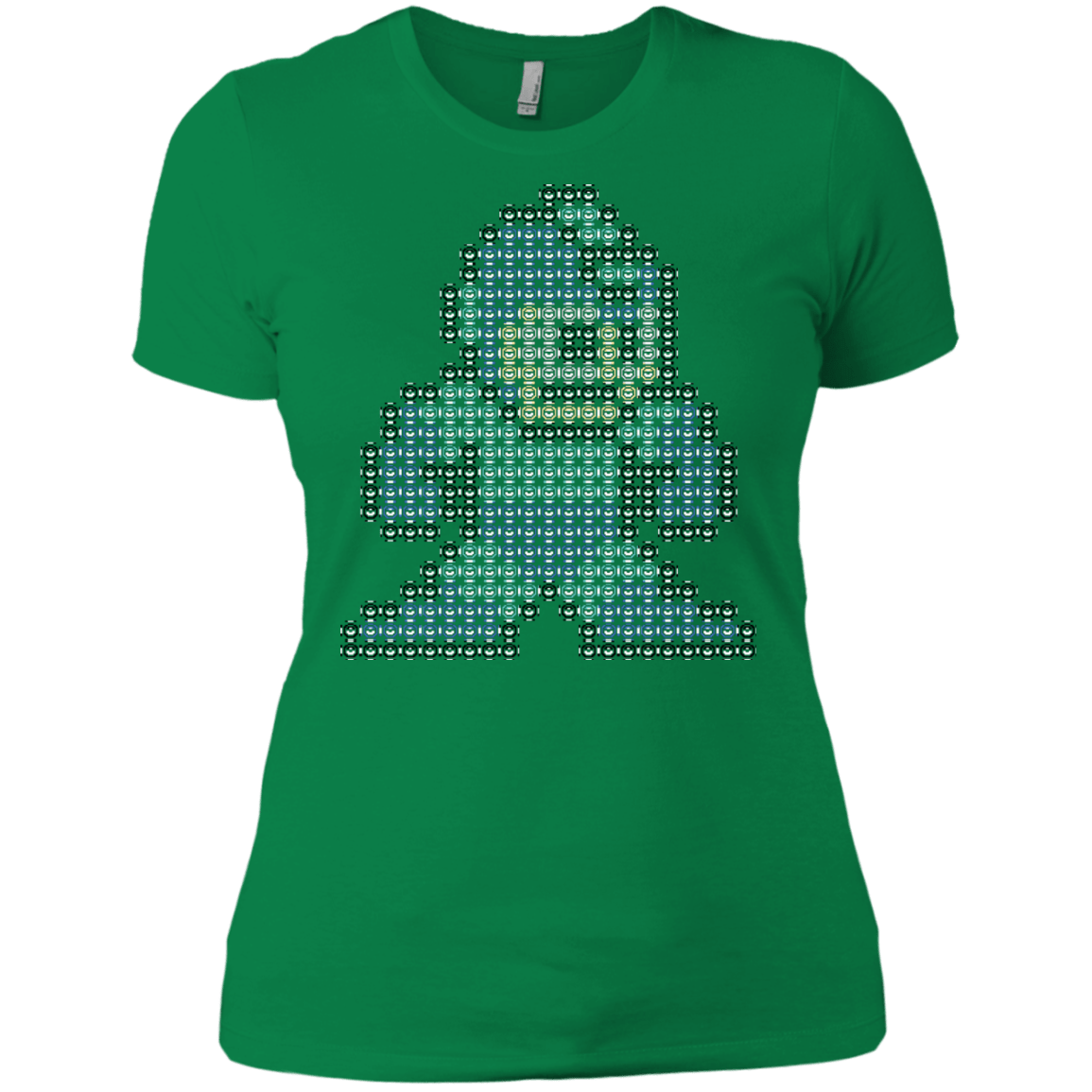 T-Shirts Kelly Green / X-Small Mega Pixel Women's Premium T-Shirt