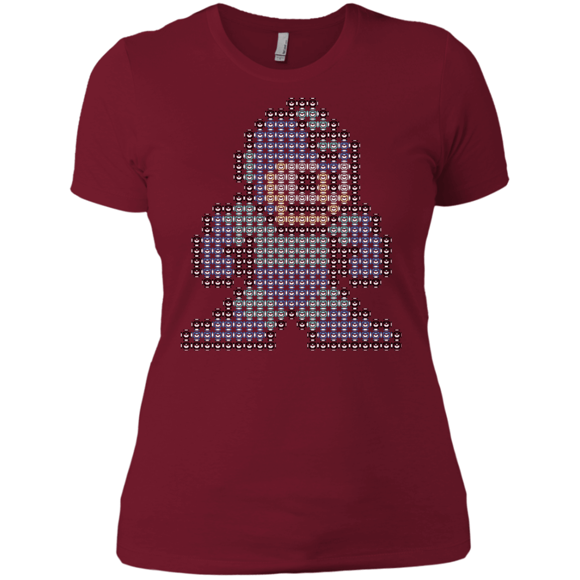 T-Shirts Scarlet / X-Small Mega Pixel Women's Premium T-Shirt