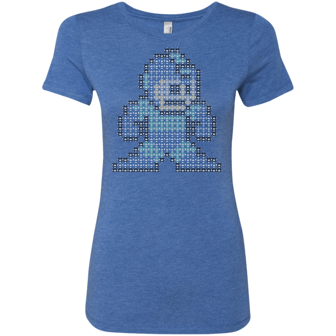 T-Shirts Vintage Royal / S Mega Pixel Women's Triblend T-Shirt