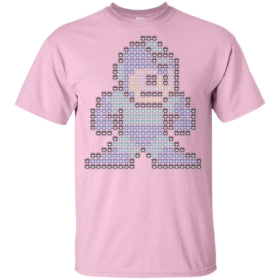 T-Shirts Light Pink / YXS Mega Pixel Youth T-Shirt