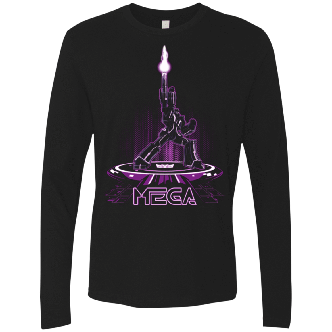 T-Shirts Black / Small MEGA (Tron) Men's Premium Long Sleeve
